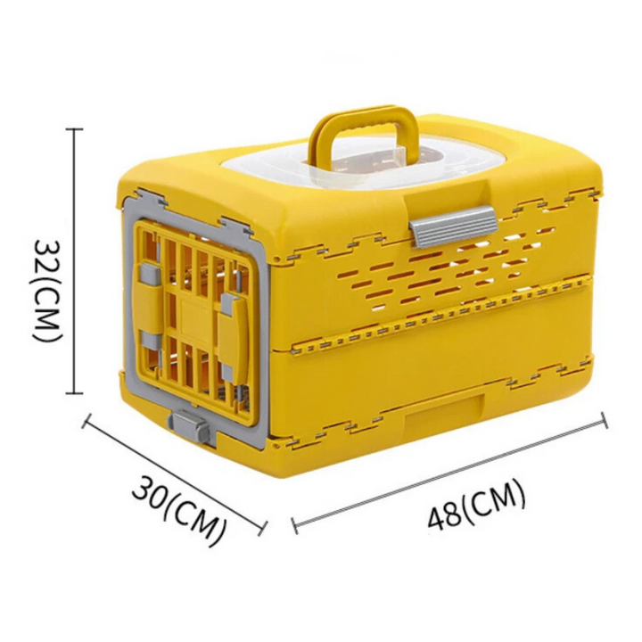 Foldable Pet Transport Box Bowlift