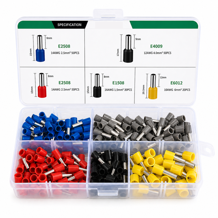 End sleeves set with crimping pliers | Bowlift