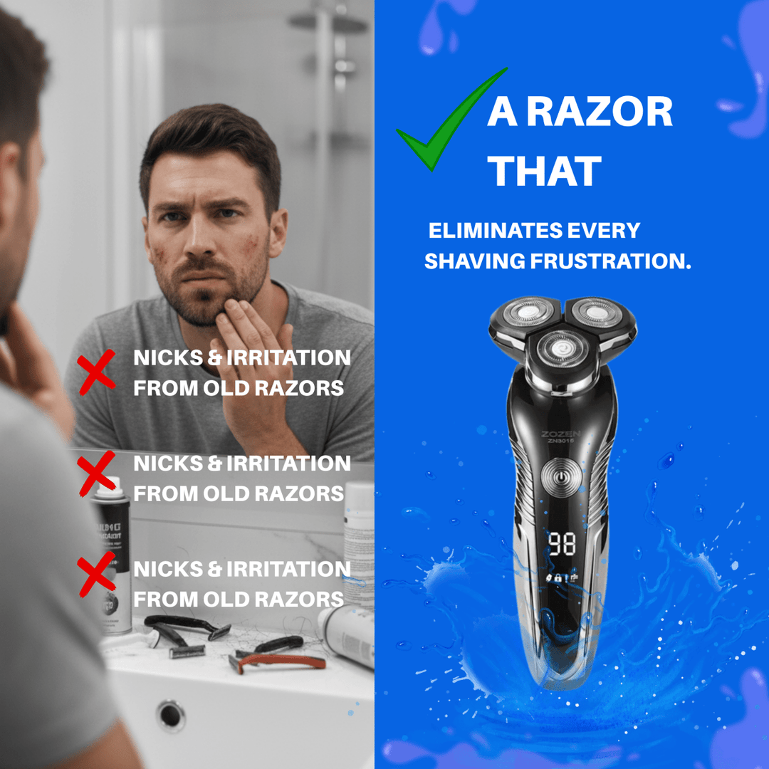 BowLift | Z Series – Rechargeable Razor for a Perfect Shave Experience