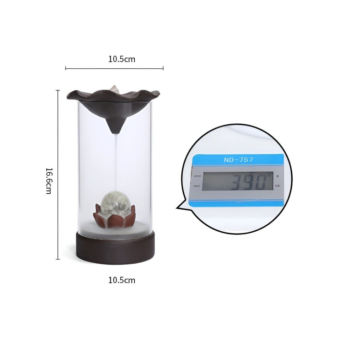 Elegant incense burner with backdraft for a calm and relaxed atmosphere Bowlift