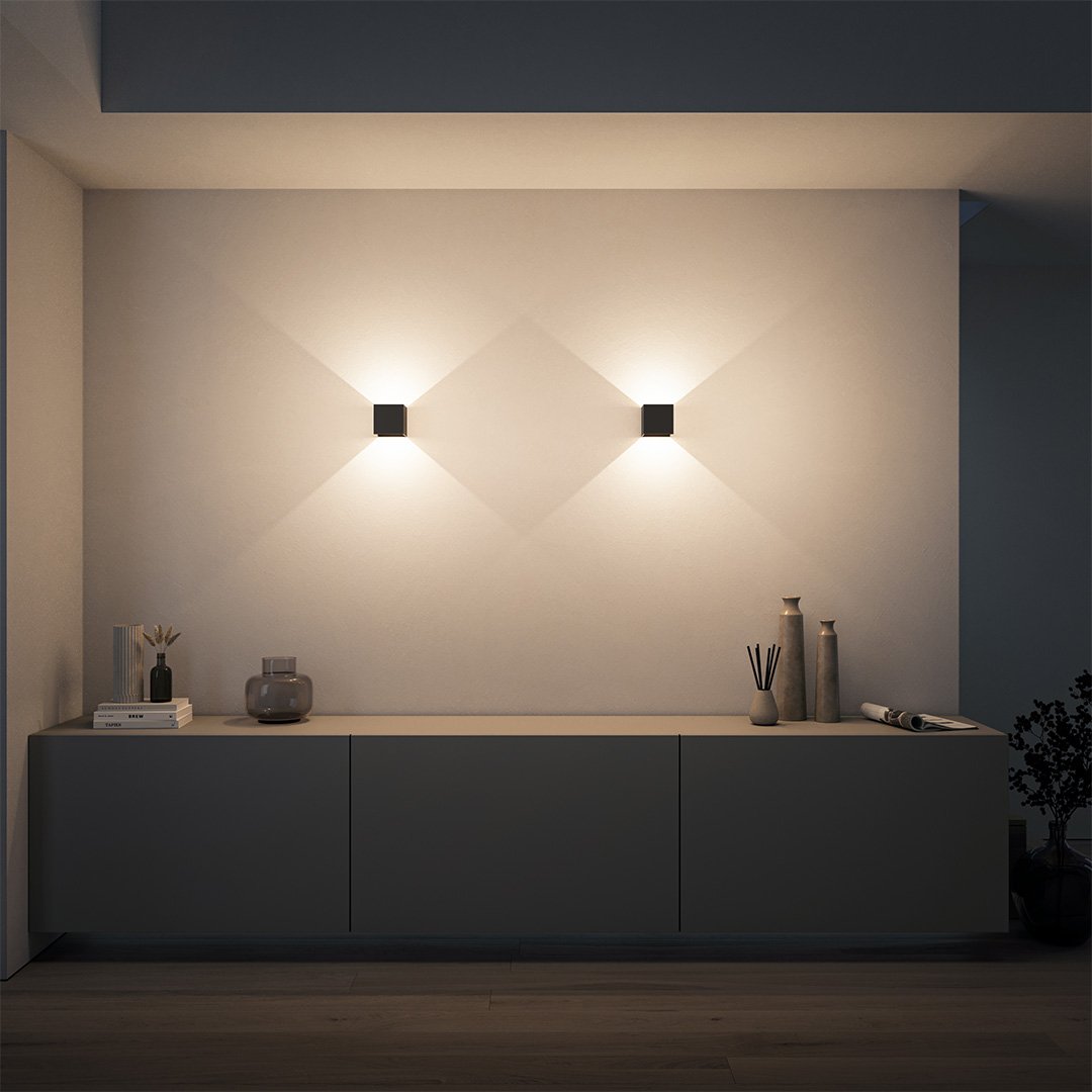 BowLift | Elegant LED wall lamp with atmospheric, warm light