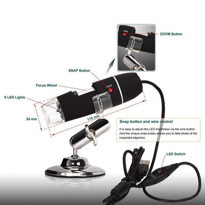 BowLift | 1000x HD Zoom Microscope Camera