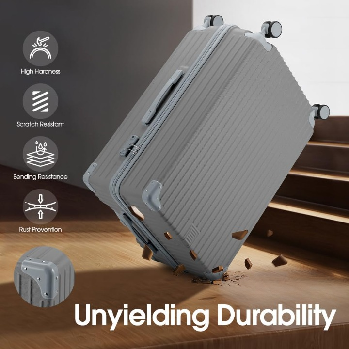ABS Hard Shell Luggage with Spinner Wheels & TSA Lock | Bowlift