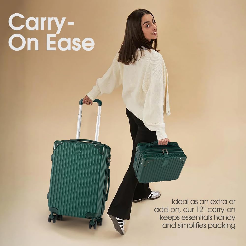 ABS Hard Shell Luggage with Spinner Wheels & TSA Lock | Bowlift