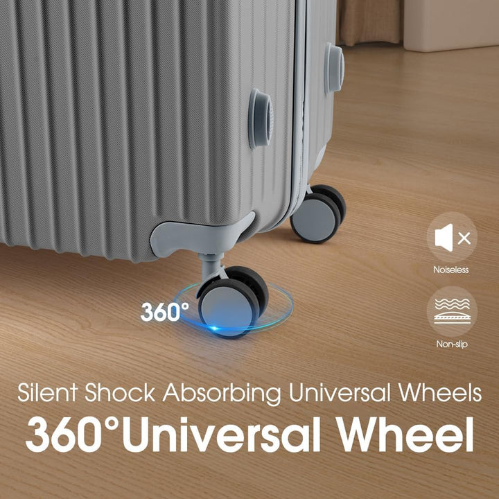 ABS Hard Shell Luggage with Spinner Wheels & TSA Lock | Bowlift