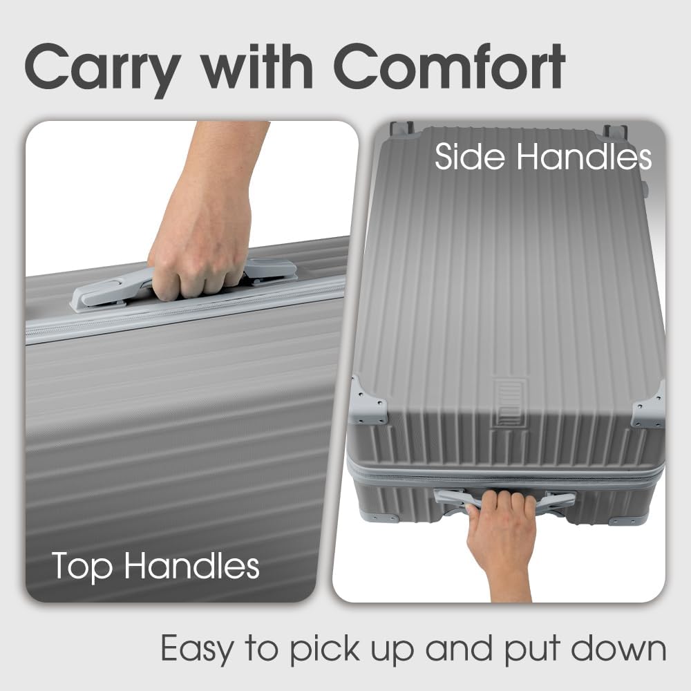 ABS Hard Shell Luggage with Spinner Wheels & TSA Lock | Bowlift